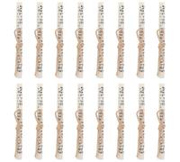 PRETYZOOM 16 Pezzi Mezuzah Kosher Ebraici per Porta con Benedizione Biblica, Pergamene Pre-Arrotolate per Inaugurazione Casa, Decorazioni Religiose Judaica per Protezione Spirituale