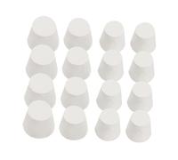 PRETYZOOM 16 Pezzi Tappi in Gomma Bianca Resistenti Alte Temperature Tappi per Tubo Impermeabili per Sigillatura per Uso Domestico Industriale e Party Dimensioni Miste