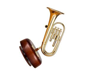 PRETYZOOM 1pezzi Scultura Musicale Creativa Forma Di Tromba Elegante Scatola Melodica Rotante Per Decorazione Da Scrivania Unico Per Compleanni e Feste