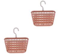 PRETYZOOM 2 cestini regolabili per rubinetto, cestelli da doccia per interno porta shampoo, cestino portaoggetti da appendere, mini racchetta da tennis, supporto per spugna, gomme da bagno e articoli