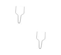 PRETYZOOM 2 Pezzi Affetta Formaggio Acciaio con Filo Resistente per Formaggio Svizzero e Pane Utensile