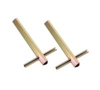 PRETYZOOM 2 pezzi Chiave Triangolare per Ascensori per Accesso Facile Alle Porte Compatibile con Serrature per Ascensori Manutenzione Portatili e Sicuri