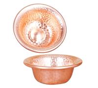 PRETYZOOM 2 Pezzi Ciotola per Offerte Tibetana in Rame Fatta a Mano, Resistente al Fuoco e Leggera, Design Elegante per Meditazione, Yoga e Uso Sacro in Tempio