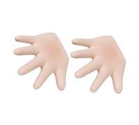 PRETYZOOM 2 Pezzi Hand Wall Hook in Stable Resin Decorative Palm Sculpture Floating Shelf For Bathroom Jewelry Storage And Toothbrush Organizer