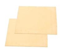 PRETYZOOM 2 Pezzi Lamina di Rame 4x4 Pollici 1mm per Gioielli Superficie Liscia e Finitura Piatta, per Riparazioni Elettroniche e Tecniche Avanzate di Lavorazione