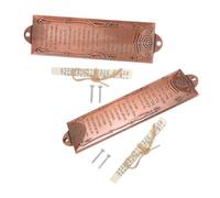 PRETYZOOM 2 Pezzi Mezuzah Decorazione Retro per con Bless This House Religiosa per e Preservazione