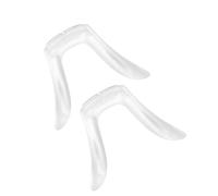PRETYZOOM 2 Pezzi Naselli in Silicone Morbido per Occhiali, Inserto per Ponte Nasale Antiscivolo, Accessori di Ricambio per Occhiali da Sole e Vista, Comfort e Durata Garantiti