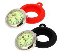 PRETYZOOM 2 Pezzi Orologio da Taschino al Quarzo Quadrante Semplice in Vetro, Materiale Fai-da-te, Facile da Trasportare, Adatto per Progetti Manuali Creativi
