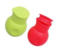 PRETYZOOM 2 Pezzi Pentole Silicone per Sciogliere Cioccolato e Resistenti Al Calore con Beccuccio per Versare per Latte Salse e Cottura Dolci Rosso e Verde