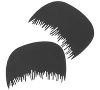 PRETYZOOM 2 pezzi Pettine Applicatore per Fibre Capillari Strumento Ottimizzante per Contorno Frontale in Plastica Capelli Diradati Accessorio per Volume Naturale