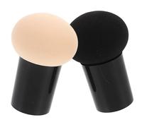 PRETYZOOM 2 Pezzi Puff per Cipria in Poliuretano Pu Colore Assortito, Spugnetta Essence Doppio Uso per Trucco Viso, Effetto Professionale e Delicato sulla Pelle per Donne