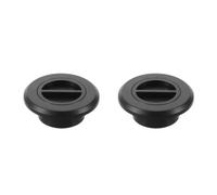 PRETYZOOM 2 Pezzi Scocca Tonda per Interruttore Poltrona Reclinabile | Plastica Nera, Sostituzione Compatibile per Poltrone Relax Elettriche, Guide Interne e Slot di Posizionamento
