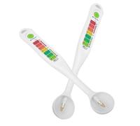 PRETYZOOM 2 pezzi Tester Salinità Alimenti Misuratore Salinità Compatto Portatile per Brine Verdure Sottaceto Strumento Affidabile per Cucina e Fermentazione