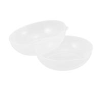 PRETYZOOM 2 pezzi Vassoio per Bilancia Elettronica Piatto Tondo Resistente per Pesare Alimenti con Superficie Liscia Adatto per Uso e Controllo Preciso del Peso