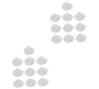PRETYZOOM 2 Set Custodia Per Cd Disco Sonico Conchiglia Valigetta Custodia Portatile Box Giochi Scatole Giochi Guscio Protettivo Del Gioco Accessori Per Giochi Acrilico Bianca 10 Pezzi * 2