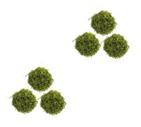 PRETYZOOM 2 Set Palla di Artificiale Annaffiatoio Piante da Appartamento Pianta Finta Coltura Arredamento Pianta Pensile Fioriere Vasi Felce Finta Plastica Green 3 Pezzi * 2