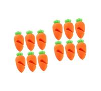 PRETYZOOM 2 Set Prevenzione Del Trabocco Delle Carote Coperture Sollevatori Sollevatore Zuppa Caldo Calore Pentola Coperchio Della Padella Microonde Silicio Gel Di Silice Orange 6 Pezzi*2