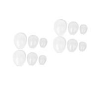 PRETYZOOM 2 Set Stampo Per Uova Di Pasqua Stampo Per Cioccolato in Policarbonato Per Rose Per Cioccolato Per Cioccolato Stampo Di Cioccolato Cubo Tortiere Plastica 6 Pezzi * 2