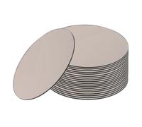 PRETYZOOM 20 Mini Specchi Rotondi Autoadesivi in Acrilico da 8 Cm, Specchi Circolari da Parete per Progetti Fai da Te e Decorazioni Matrimonio, Piastrelle a Specchio per Artigianato