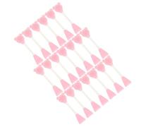 PRETYZOOM 20 Pezzi Pennello Viso Silicone Doppia Punta Forma di Orso Spazzole Morbide per Maschere Pulizia e Massaggio Viso Strumento Skincare Delicato e Multifunzionale