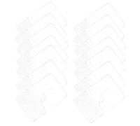PRETYZOOM 200 Pezzi Gancio Autoadesivo Store Hang Hooks Adesivo Delle Schede Adesive Ganci Autoadesivi Clear Sticky Hang Tabs Ganci Adesivi Rimovibili Plastica Trasparente