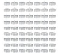 PRETYZOOM 200 Set Stampi per Candele in Alluminio Rotondi per Realizzare Candele Tealight, Design Compatto e Facile da Usare, per DIY e Creazioni Artigianali