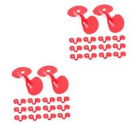 PRETYZOOM 200pezzi Anti-beccata Per Pollame Peepers Per Galline e Previene Beccaggio e Conflitti Tra Design e Resistente e Facile Sostituire