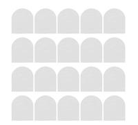 PRETYZOOM 25 manicotti per lingua per medicina cinese, non amari, usa e getta, protezione insapore, per tutte le età, in plastica trasparente