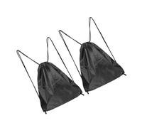 PRETYZOOM 2pezzi Borsa Per Casco Da Coulisse Nera Zaino Da Per Attrezzi e Oggetti Essenziali