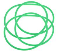 PRETYZOOM 2pezzi Cinghia Rotonda Pu Per Cuscinetto Asciugatrice Design Seamless O-ring Basso Rumore Installazione Facile Ricambio Per Supporto Tamburo Asciugatrice Panni