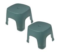 PRETYZOOM 2pezzi Rialzo Per Toilette Panca Plastica Per Sgabello Antiscivolo Per Bagno e Cambio Scarpe Design e Sicuro Per Uso Familiare