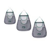 PRETYZOOM 3 Pezzi Borsa Rete Appendibile Cucina Sacchetti Traspiranti per Conservare Aglio Verdure e Frutta Riutilizzabile con Installazione Parete per Cucine Piccole