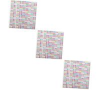 PRETYZOOM 3 Set Adesivi con Glitter per Adesivi Colorati A Forma di Stella A Cinque Punte Adesivi per La Scuola Adesivi con Calendario di Grandi Dimensioni per Decorazione A 2 Fogli*3