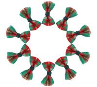 PRETYZOOM 30 Mini Fiocchi per Artigianato Fai da Te, Ornamenti a Fiocco Piccoli e Colorati per Decorazioni, Accessori per Bambole e Lavoretti Creativi