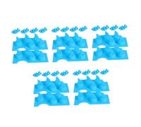 PRETYZOOM 30 Pezzi Ghiaccio Creativa Stampo in Silicone a Forma Muffa Del Ghiaccio Vassoi Per Stampi Gel Silice Sky-blue