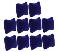 PRETYZOOM 30 Pz Guarda Il Cuscino Collana Girocollo Con Perline Cuscino Per Cavigliera Per Display Dell'orologio Piccolo Braccialetto Resto Dei Gioielli Orologi Da Polso Blue Pu