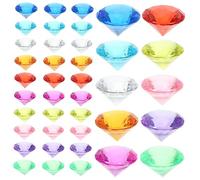 PRETYZOOM 300 Diamanti Acrilici Riempitivi per Vasi Gemme Sparse per Decorazioni da Tavola per Matrimoni Diamanti Finti Artificiali Diamanti da Tavolo S