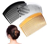 PRETYZOOM 36 Pezzi Pettini Laterali per Chioma Donna in Plastico, Facili da Usare e Rapidi per Acconciature, per Accessori Chioma Matrimonio