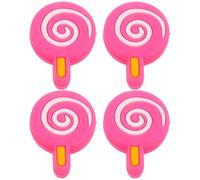 PRETYZOOM 4 Pezzi Ammortizzatori Silicone Morbido Forma di Lecca-Lecca Antivibrazione per Ridurre Urti e Vibrazioni Compatibili con Vari Modelli Facile da Installare