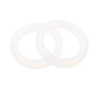PRETYZOOM 4 Pezzi Anello Diffusore Aromaterapia in Silicone Bianco per | Bordo Ampio, Resistente al Calore, Installazione Semplice, Non Ostacola la Luminosità, per Lettura e Camera