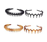 PRETYZOOM 4 pezzi Cerchietti Capelli Donna Antiscivolo Retrò Design Rami e Ghirlande Comodi per Trucco e Lavaggio Viso Adattabili Tutte le Teste