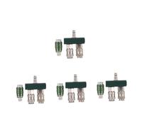 PRETYZOOM 4 Pezzi Connettore Rapido Connetti Raccordi Per Compressori D'aria Splitter Per Tubo D'aria Dissingola Connessione Rapida Del Tubo Splitter Ferro Nichelato