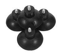 PRETYZOOM 4 pezzi Livellatori Regolabili Gomma da Antivibrazione per e Strutture Industriali con Suction Cup per Maggiore Stabilità e Protezione da Umidità