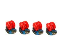 PRETYZOOM 4 Pezzi Mulino a del Serbatoio di Pesce Decorativo Accessori per Acquari Adornare Girandole Soprammobili Arredamento Paesaggio Acquario Riparo per Pesci da Acquario Resina