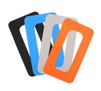 PRETYZOOM 4 Pezzi Nastro di Fissaggio per Base Pinna Paddleboard in PVC Adesivo Forte, Ottimizzazione Flusso Acqua, Accessorio per Surf e Kayak