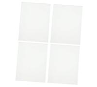 PRETYZOOM 4 Pezzi Piastra di Miscelazione in Vetro Temperato per Uso Professionale con Superficie Liscia per Miscelare Polveri e Paste nel Settore Odontoiatrico
