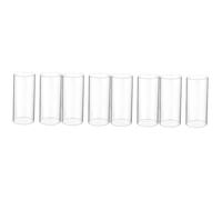 PRETYZOOM 4 Set Paralume A in Lanterna A LED Accendino Elettrico Lampadario Candele Profumate Lampadina Accendigas All'aperto Ombra di Candele A LED Bicchiere 2 Pezzi*4