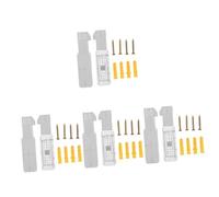 PRETYZOOM 4 Set Righello Di Monitoraggio Del Crack Misura Architettura Architettonico Yellow Acrilico