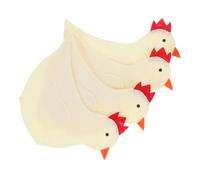 PRETYZOOM 4pezzi Contenitori Per Uova Forma Di Pulcino Per Decorazioni Pasquali Protettori Di Uova Stabile e Decorativo Per Feste e Tavoli Di Pasqua