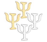 PRETYZOOM 4pezzi Spille Psicologia in Lega Simbolo Psicologico, Design Originale Facile da Attaccare per Abbigliamento Donna, Accessori Vintage per Festa e Quotidiano